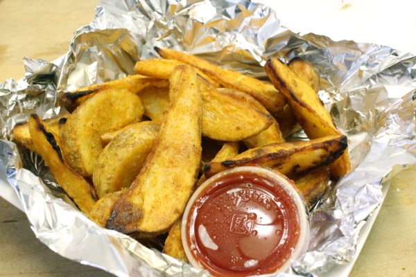 Cheezy Pizza Potato Wedges