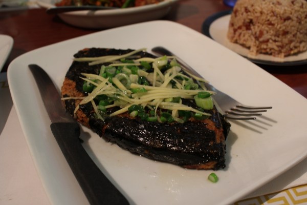 Thuyen Vien Crispy Soy Fish with Ginger Sauce