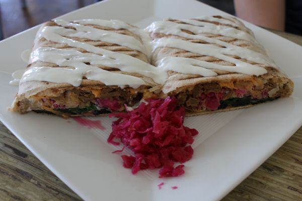 Leaf Cuisine Philly Cheeze Stake Lavash