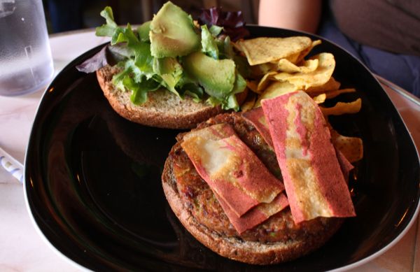 Gypsy Den Veggie Burger