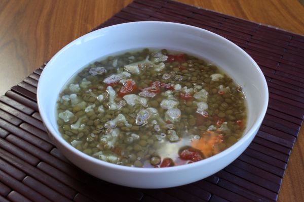 Gobble Green Lentil Cauliflower Curry