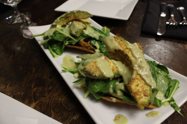 118 Degrees Fried Avocado Mini Tostadas