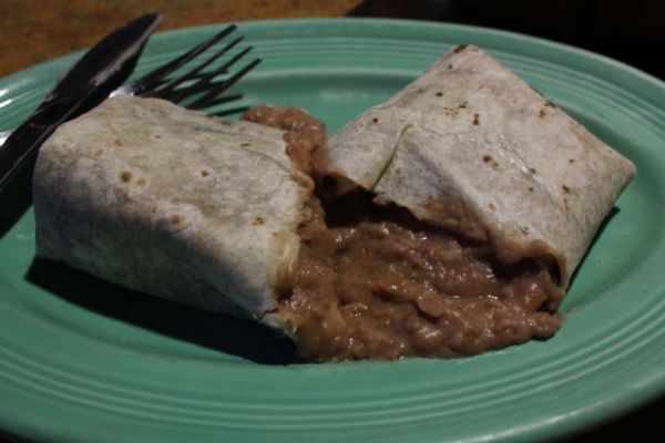Cuca's Bean Burrito