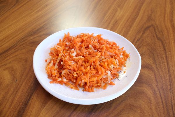 Gobble Green Sweet Carrot and Coconut Scramble