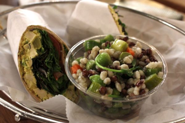 M Cafe Tofu Dill Salad Wrap
