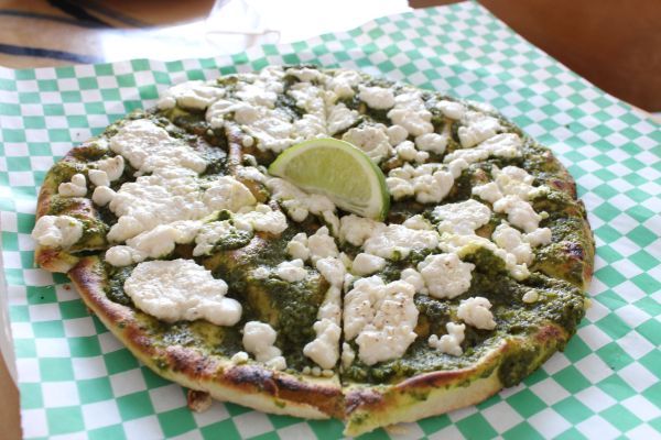 Green Greenza Flatbread Pizza