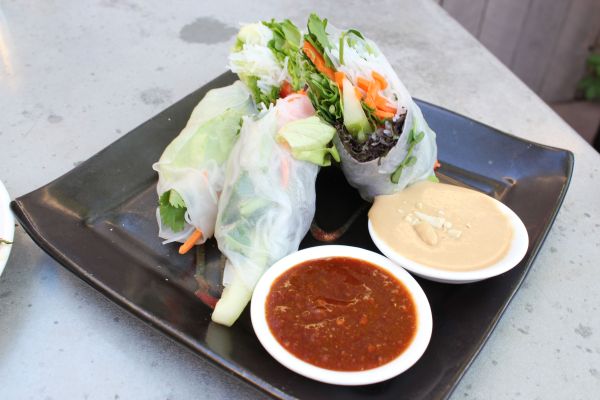 Mu Du Noodles Spring Rolls