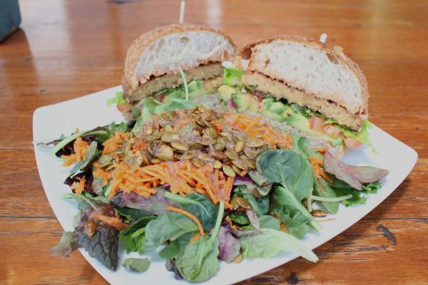 Golden Bridge Tempeh Burger