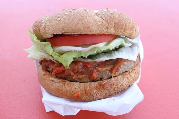 Tasty Covina Chili Burger