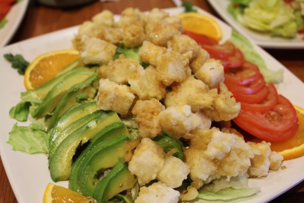 Miso Sushi Tofu-Avocado Salad
