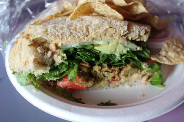 Pneumatic Diner Falafel Sandwich