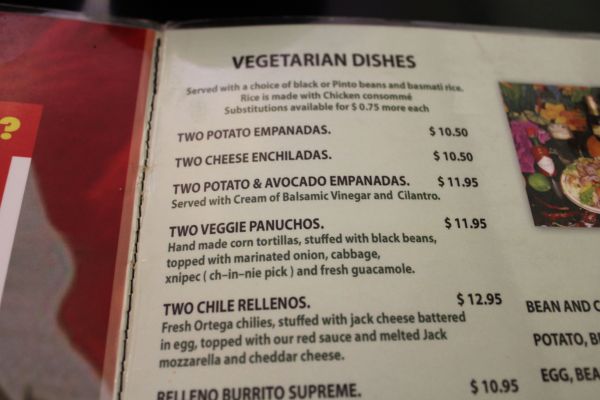 Casa Maya Menu