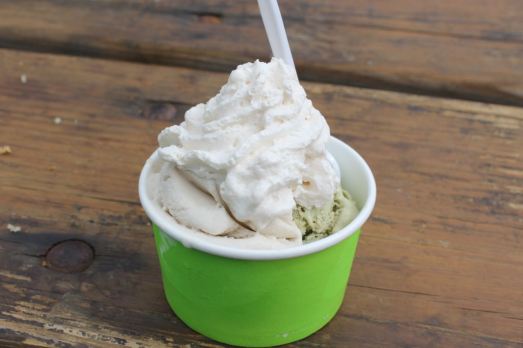 Divine Dips Vanilla and Green Tea Ice Cream