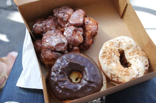 Donut Friend Apple Fritter, Bavarian Cream, Pumpkin Spice
