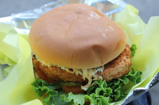 Go Vegan Crispy Schnitzel Cheese Burger